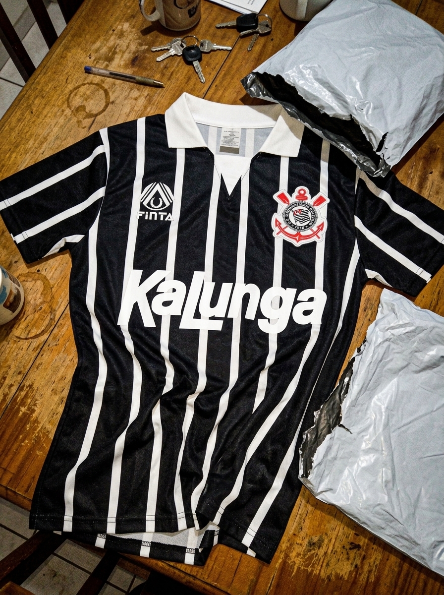 camisa corinthians preta retro - depoimento real de cliente 1