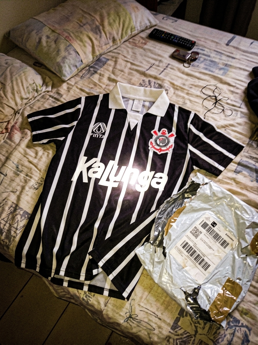 camisa corinthians preta retro - depoimento real de cliente 2