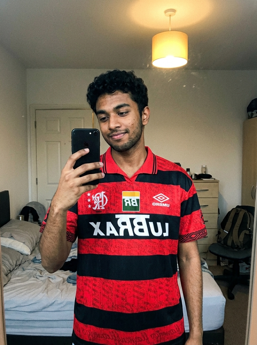 camisa retro flamengo - depoimento real de cliente 3