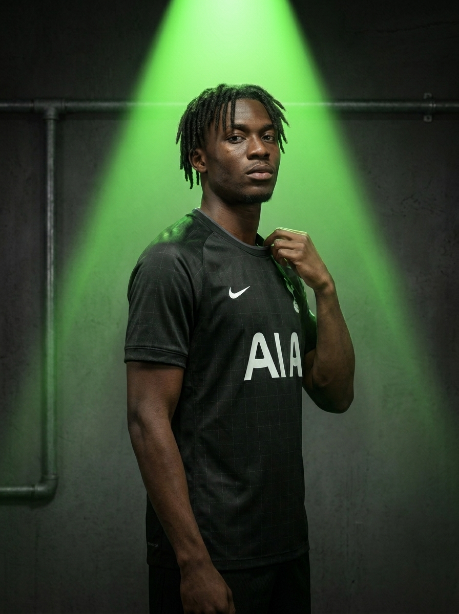 camisa do tottenham preta