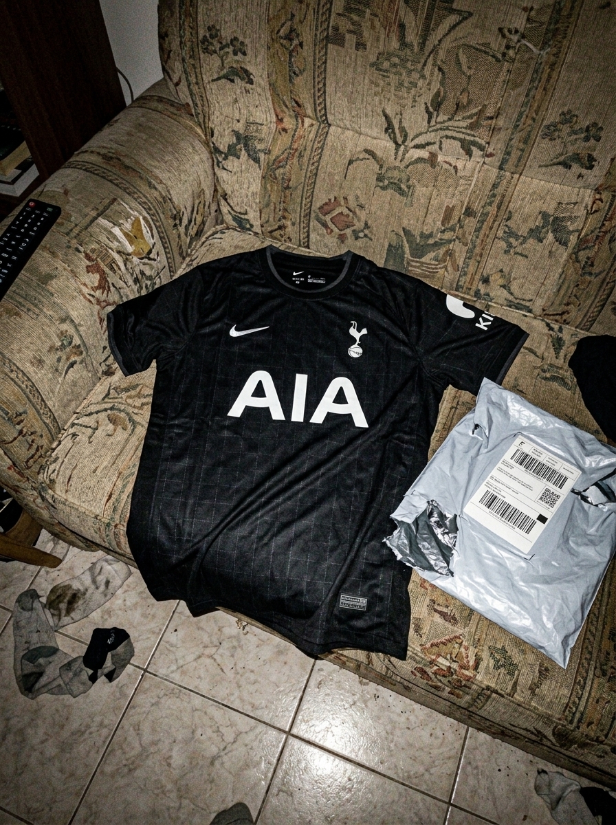 camisa tottenham preta - depoimento real de cliente 2