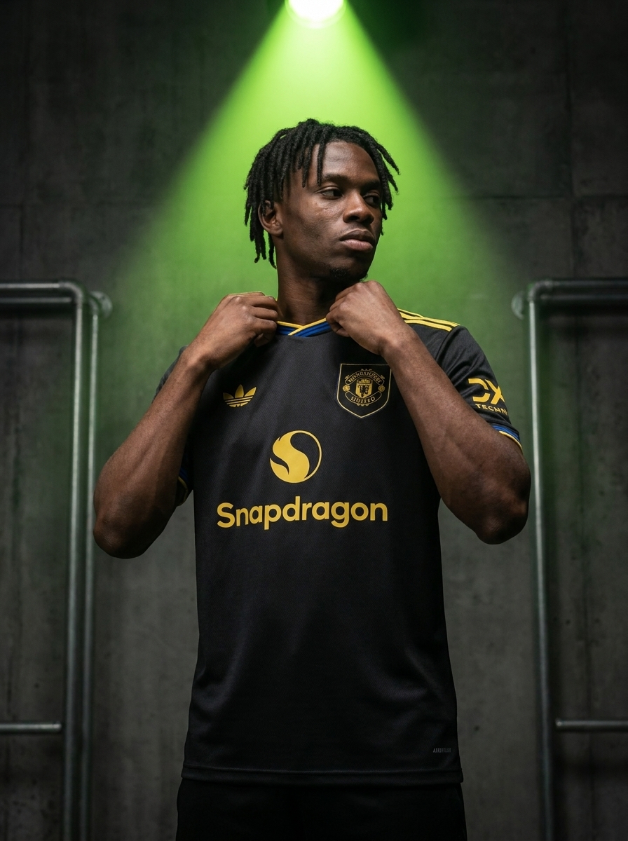 camisa do manchester united preta