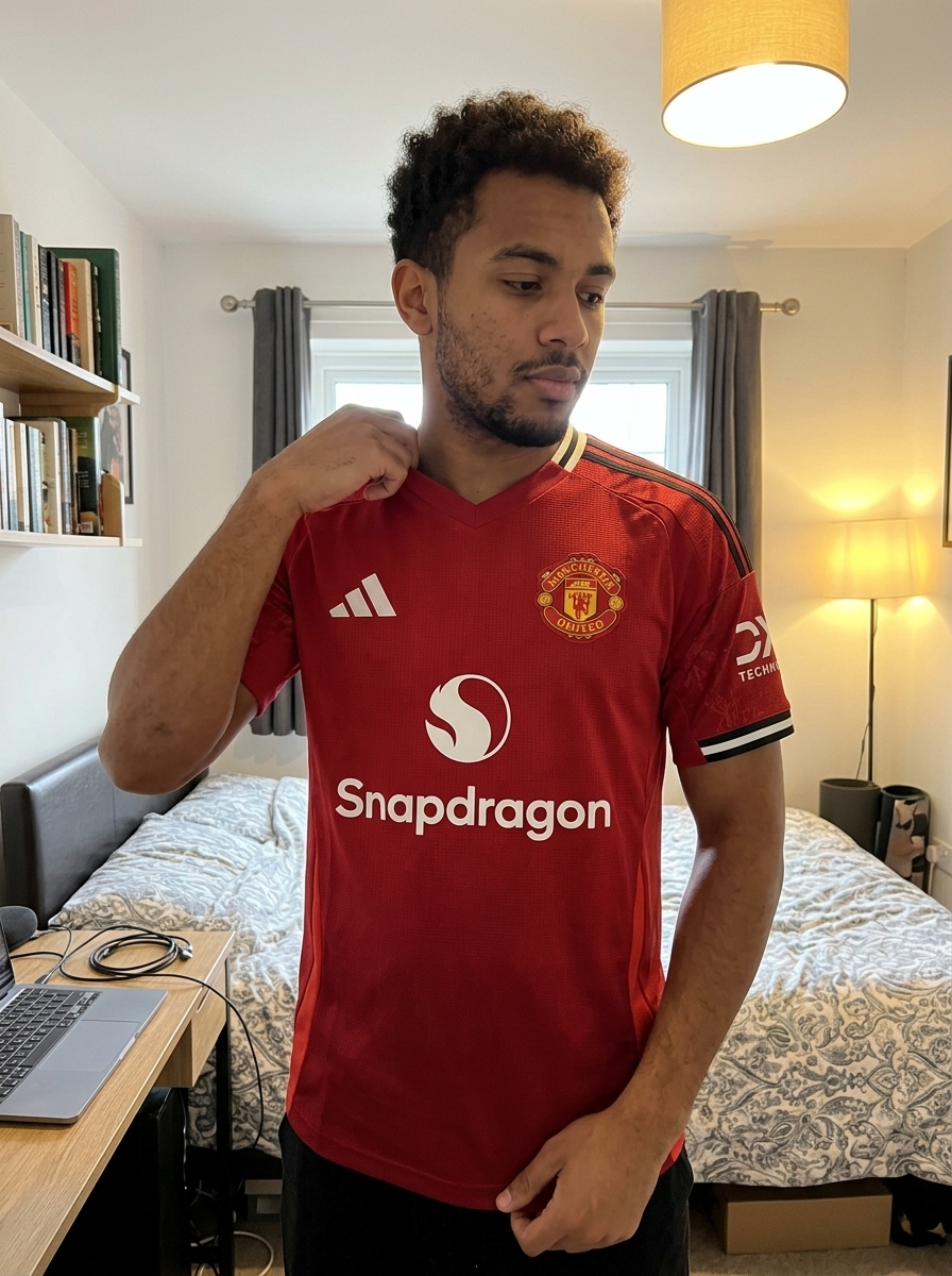 camisa manchester united 25/26 - depoimento real de cliente 3